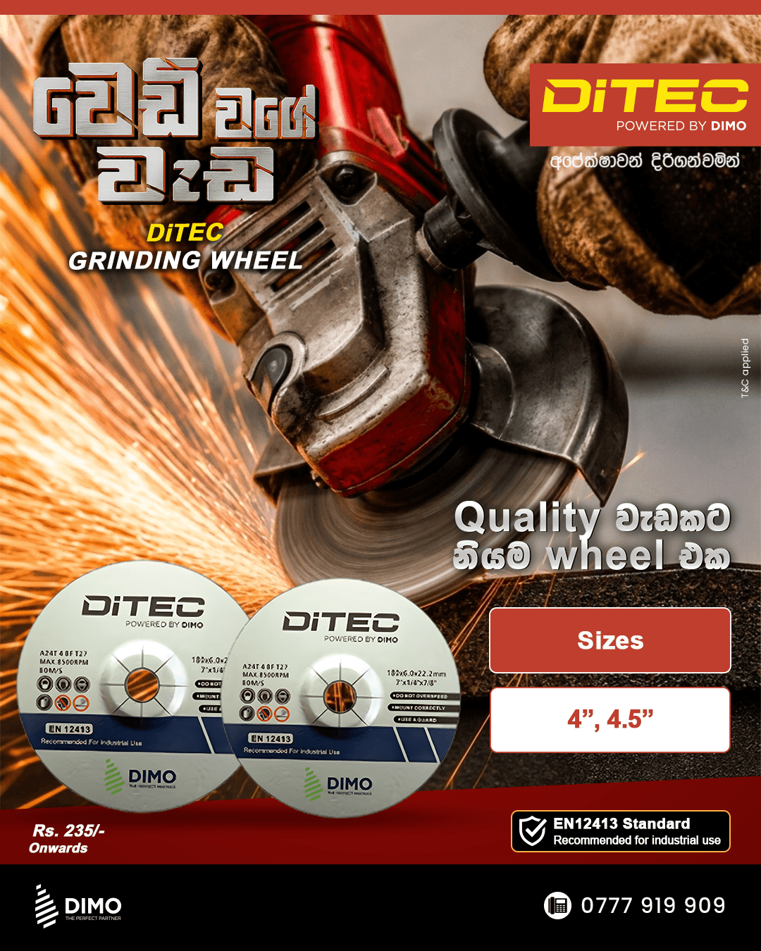 DiTec 09 (GRINDING  GREEN WHEEL)